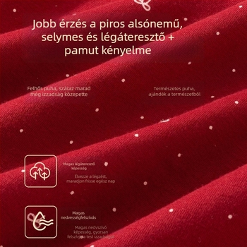 Női antibakteriális középmagas derekú pamut alsónemű, lélegző, kötött