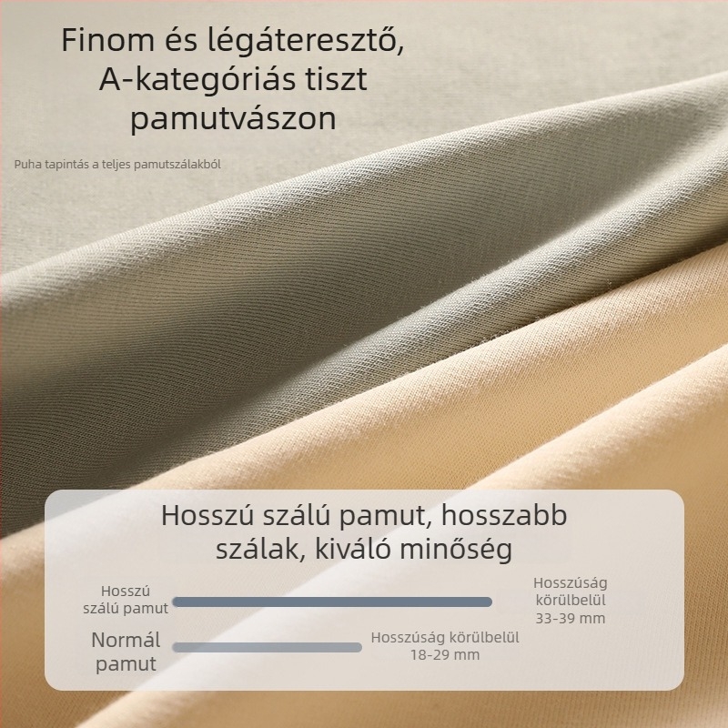 60S kefélt pamut női alsó, A osztály, antibakteriális, hosszabb fazon