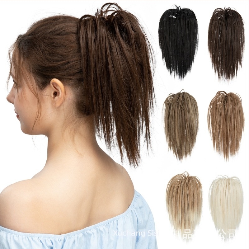 Női vízesés lófarok paróka, hőálló szálak, klipes rögzítésű mechanizmus, nem hajlítható vagy festhető