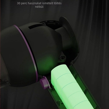 Kézi autós porszívó (7.4V, 120W, 11000Pa, vezeték nélküli, világítás)