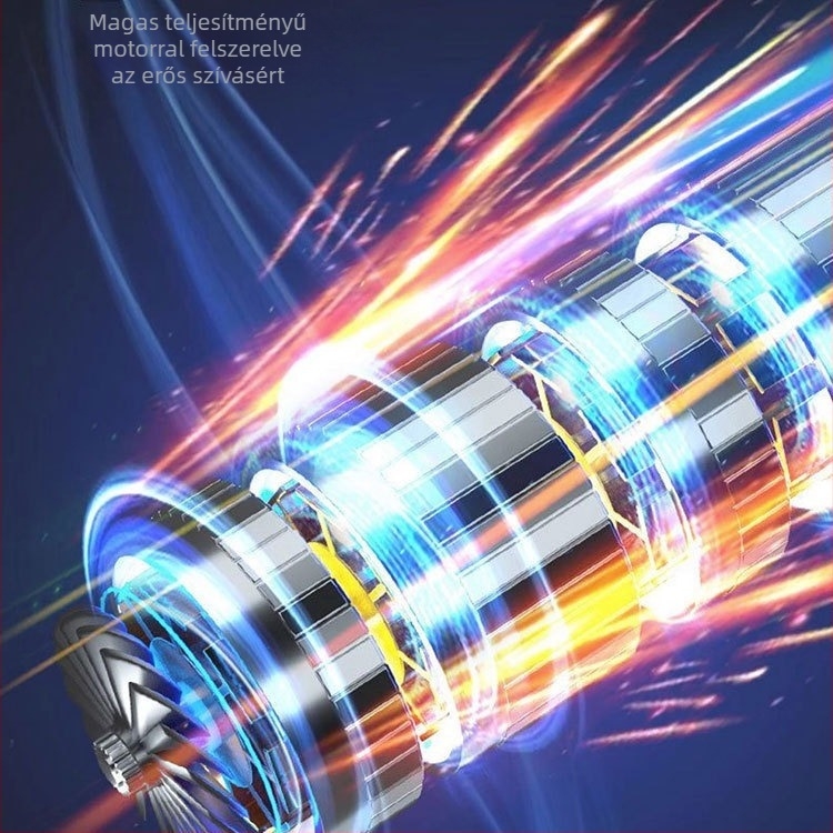 Kézi autós porszívó (7.4V, 120W, 11000Pa, vezeték nélküli, világítás)