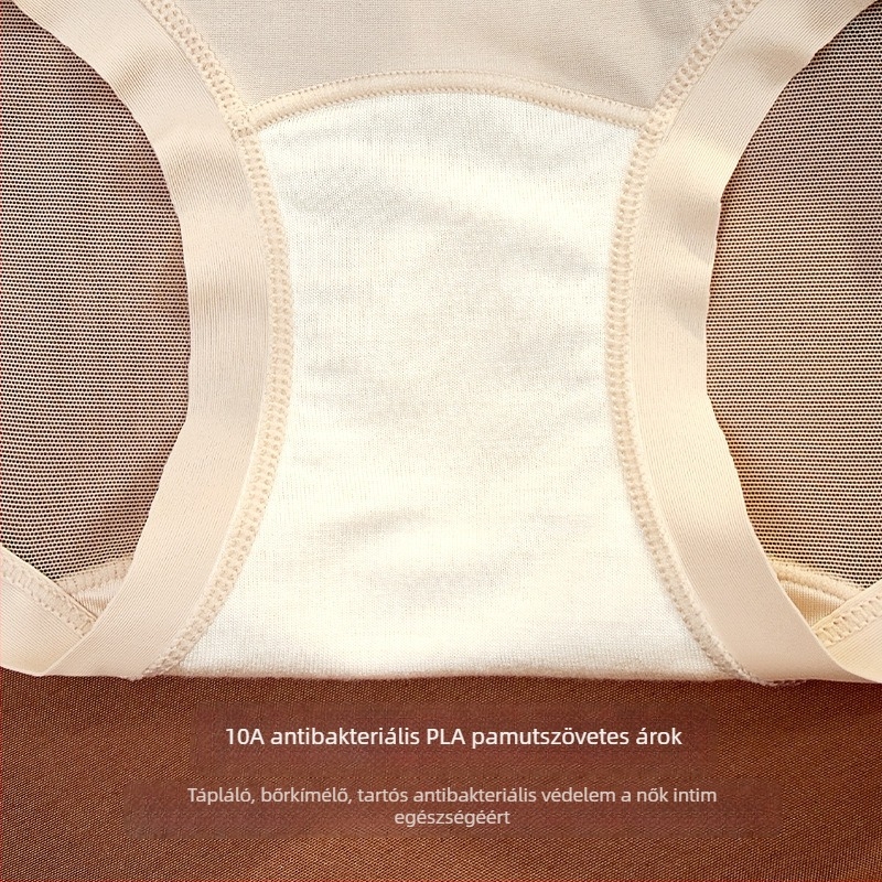 Női fehérnemű: Nylon anyag, légáteresztő és gyorsan száradó, jacquard szövés, középmagas derék, viszkóz belső bélés