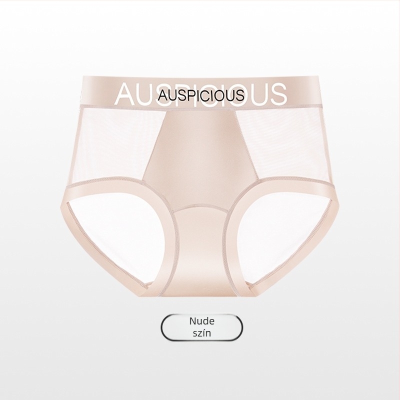 Női fehérnemű: Nylon anyag, légáteresztő és gyorsan száradó, jacquard szövés, középmagas derék, viszkóz belső bélés
