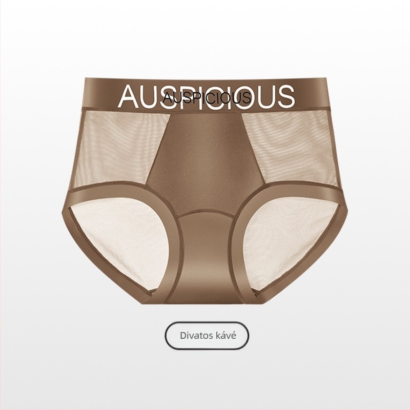 Női fehérnemű: Nylon anyag, légáteresztő és gyorsan száradó, jacquard szövés, középmagas derék, viszkóz belső bélés