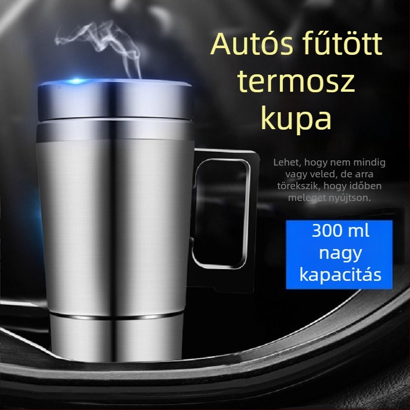 Autóba való rozsdamentes acél melegítő vízcsésze LBW-1603, 12V/24V, 100W