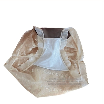 Lányoknak készült nejlon fehérnemű pamut betéttel, középmagasságú derékkal, lélegző, antibakteriális.