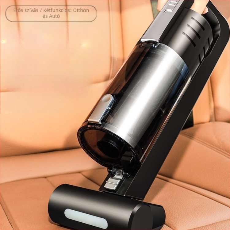 Hordozható autós porszívó - otthoni és autóhasználatra - modell yd-575c, 12V, szívóerő 5500 Pa, max 100 W