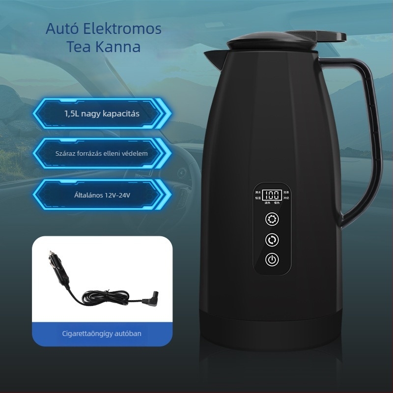 Kaixu autó teáskanna 50-200W, Modell 2145, PP+SUS304, Jármű melegítésére