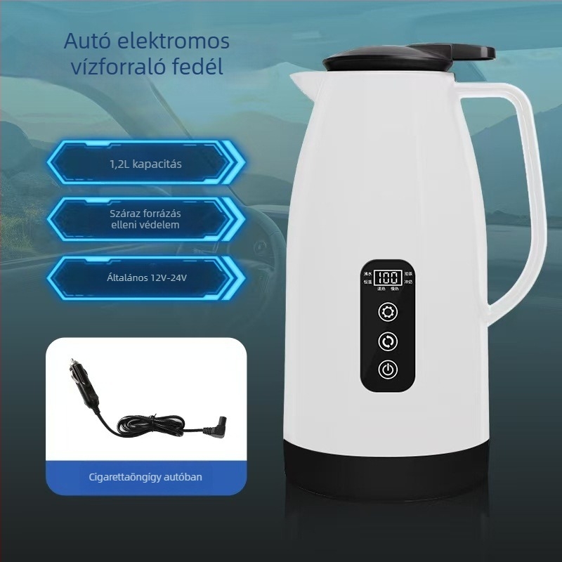 Kaixu autó teáskanna 50-200W, Modell 2145, PP+SUS304, Jármű melegítésére