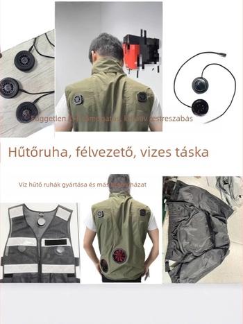 Férfi munkás casual nadrág - középmagas derekú, légáteresztő poliészter, egyenes szabású, mikroelasztikus, cipzár