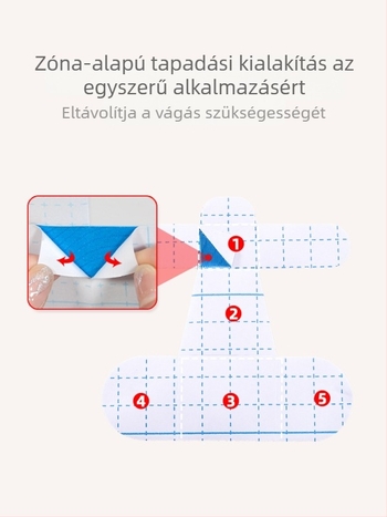 Gyermekek toe valgus korrigáló elasztikus szalaggal – pamut textúra, 30 db, gyerekeknek, futás és kosárlabda