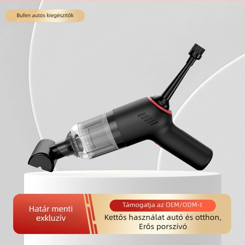Kis vezeték nélküli autó porszívó, kézi, töltéssel, 7.4V, 120W, szívóerő 5500