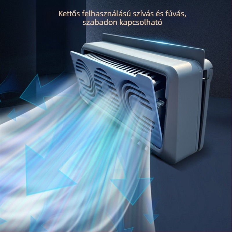 Fejlesztett USB autóventilátor napelemmel, integrált levegőáramlással