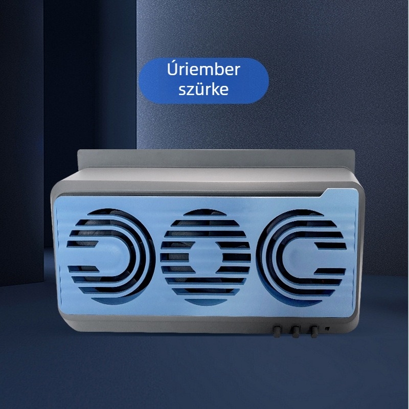 Fejlesztett USB autóventilátor napelemmel, integrált levegőáramlással