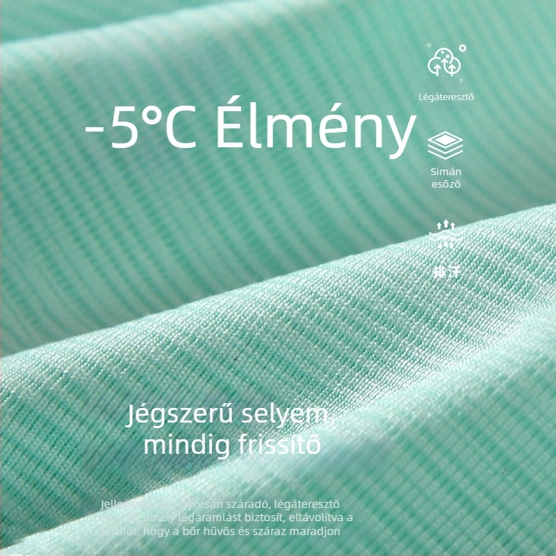 Póló – gyorsan száradó, légáteresztő, nedvesség-elvezető, bő szabású, poliészter anyag