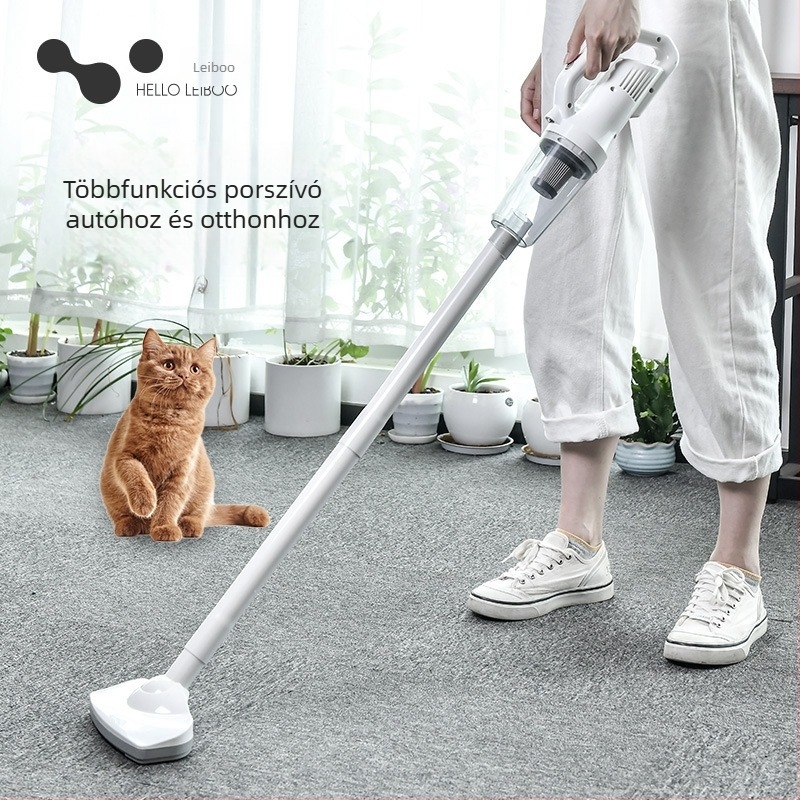 Leiben Hordozható autó porszívó – vezeték nélküli, 16000 Pa szívóerő, 11 V, 120 W, újratölthető