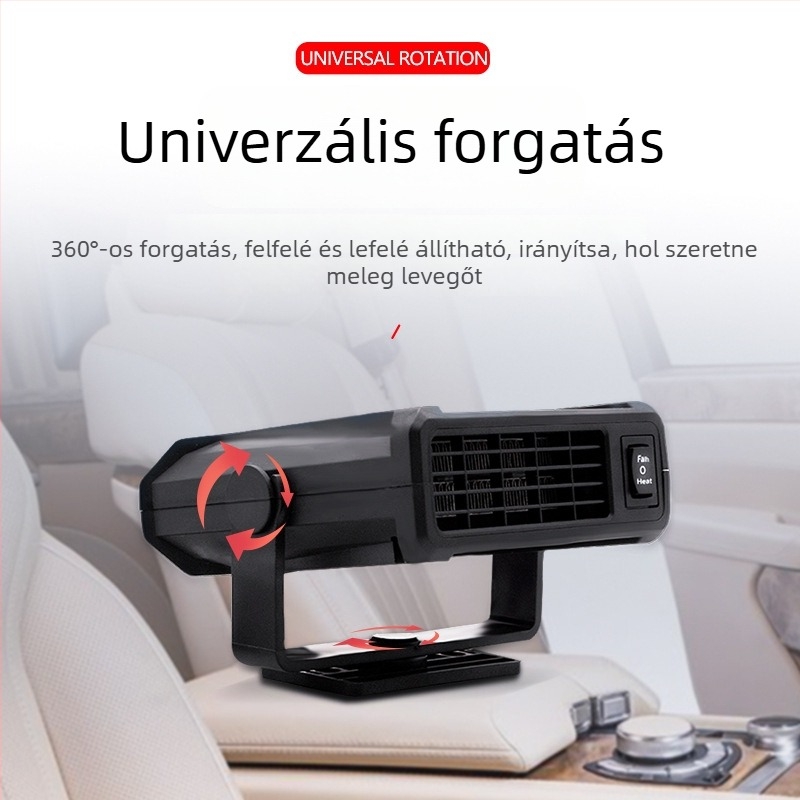 Pincai ZYHWJ autómelegítő – 150W ABS, olvasztás/párátlanítás/melegítés, hordozható járműfűtő