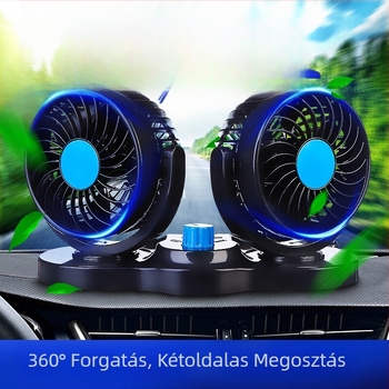 Autóventilátor CHEGES – Modell: Huxin 103, Anyag: gyanta, Teljesítmény: 5