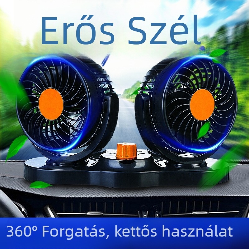 Autóventilátor CHEGES – Modell: Huxin 103, Anyag: gyanta, Teljesítmény: 5