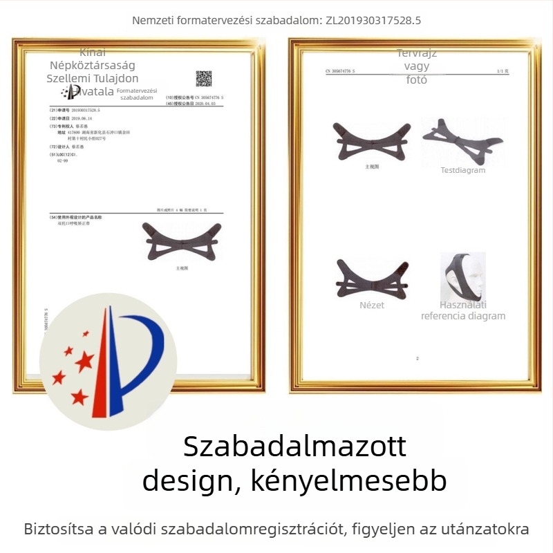 Szájból történő légzés-korrigáló eszköz alvás közben, Liyue márka, új modell, 2024-ben kiadva