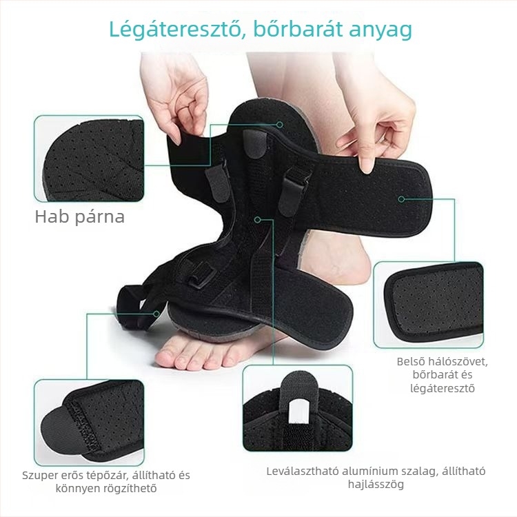 Mai zhi Lábfej-korrigáló és boka immobilizáló ortézis, Poliészter, Modell 22, Távoli infravörös melegítés