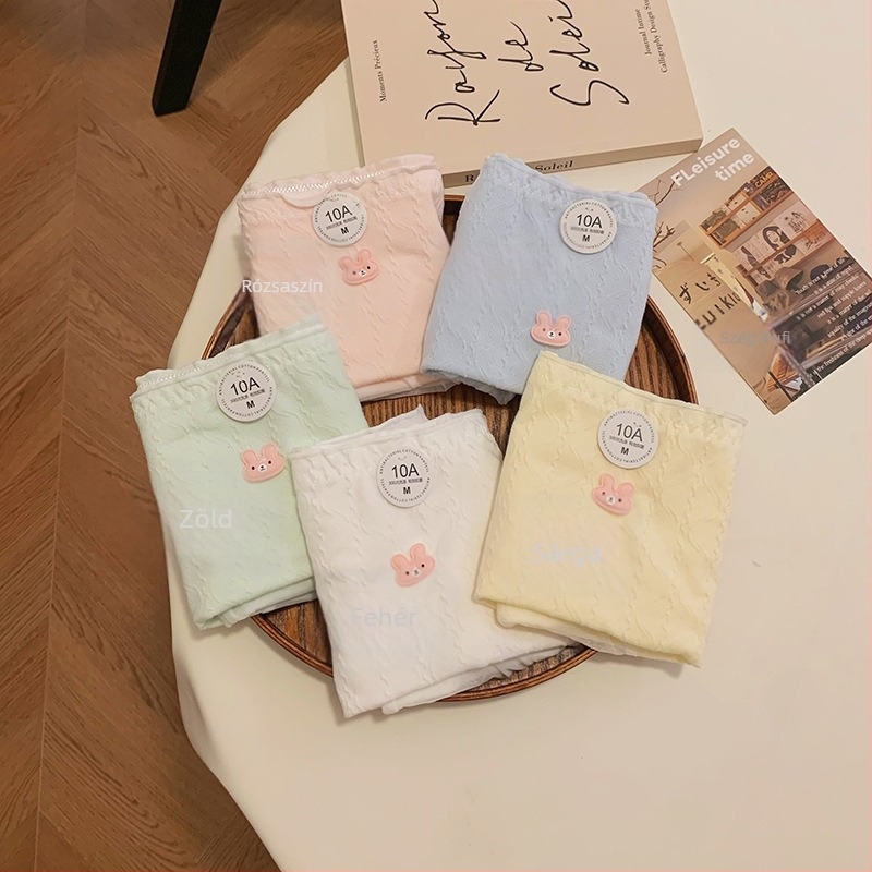 Női boxer brief, tiszta pamutból, antibakteriális gussettel, lélegző, középmagas derék
