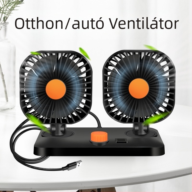 Fast Bull USB mini ventilátor kollégiumi szobába, csendes, 12V/24V univerzális, modell NO.03, ABS ház, teljesítmény 30, USB töltés mobil eszközök számára
