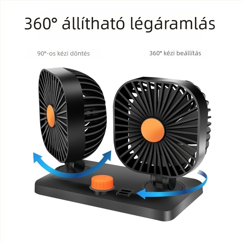 Fast Bull USB mini ventilátor kollégiumi szobába, csendes, 12V/24V univerzális, modell NO.03, ABS ház, teljesítmény 30, USB töltés mobil eszközök számára