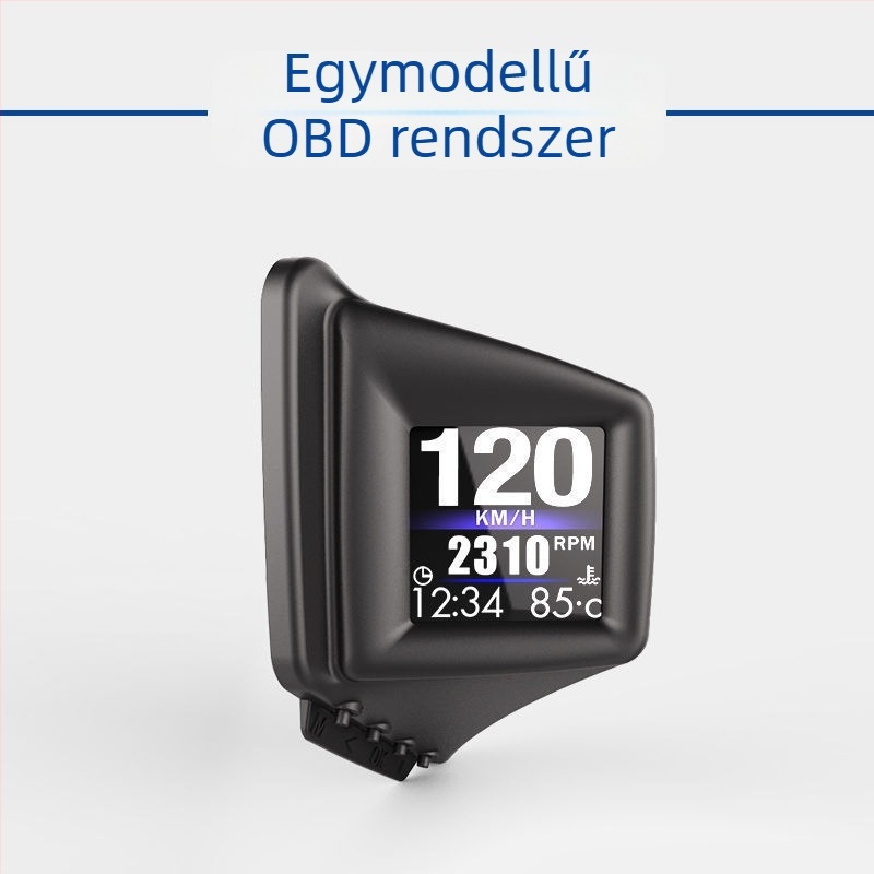 Autó HUD kijelző, nagyfelbontású LCD-kijelző, járműbe szerelt, Modell A401, Cikkszám MExB777y