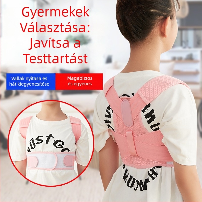 Gyerekeknek szóló testtartás-korrigáló öv, Bei Li 717 Strap Correction Strap, 2025-ös megjelenés, licencelt privát címke
