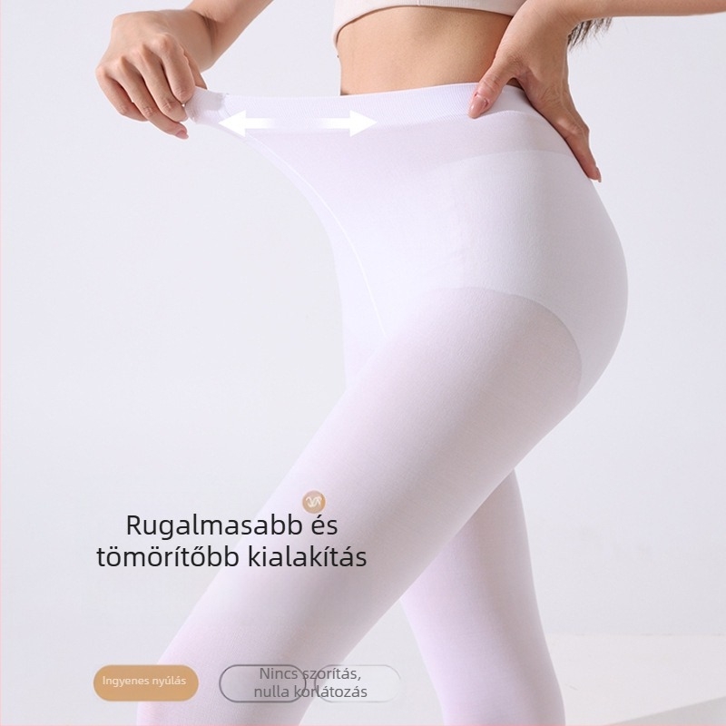 Felnőtt női balett-tánc harisnya, fehér, tavasz–nyár, csúszásmentes