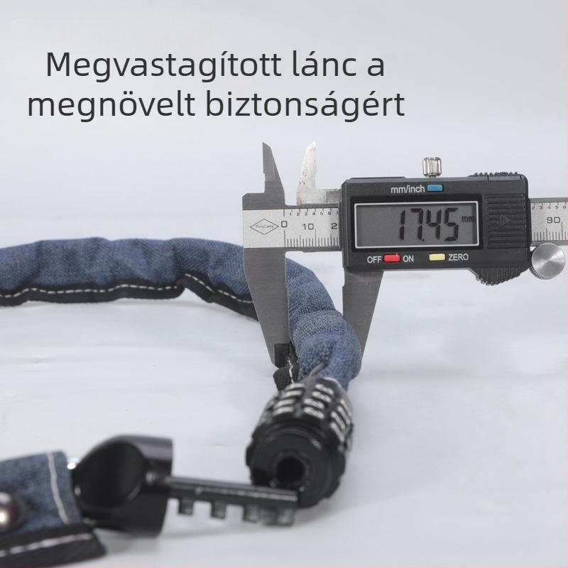 ULAC kerékpár láncos kombinációs zár hegyi és városi kerékpárokhoz