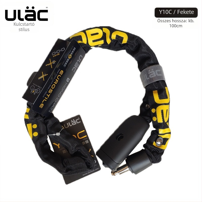 ULAC kerékpár láncos kombinációs zár hegyi és városi kerékpárokhoz