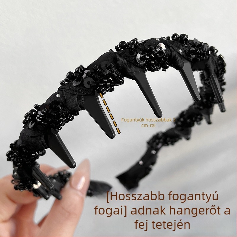 Xixun textil fejkendő fogakkal – kézzel készült koreai stílusú fejfedő nőknek
