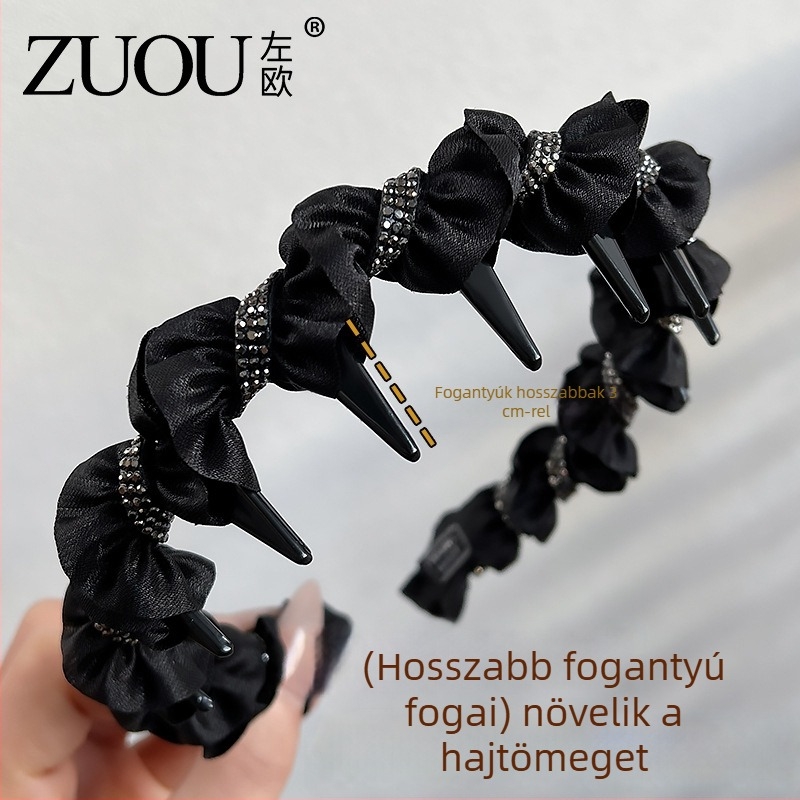 Xixun textil fejkendő fogakkal – kézzel készült koreai stílusú fejfedő nőknek