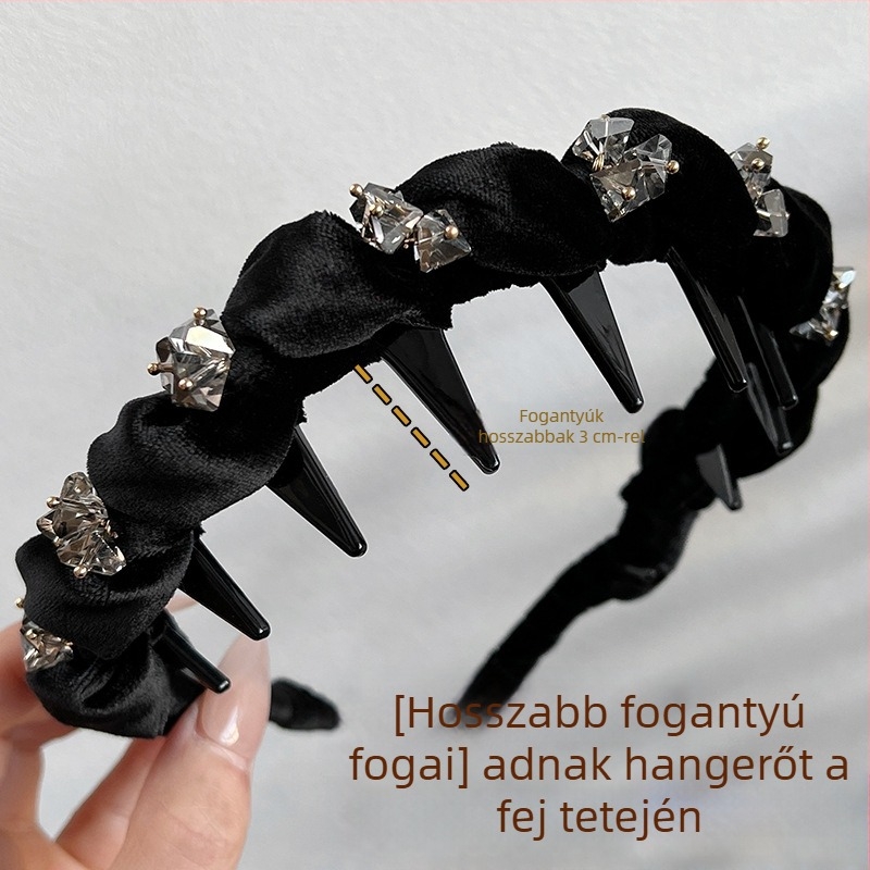 Xixun textil fejkendő fogakkal – kézzel készült koreai stílusú fejfedő nőknek
