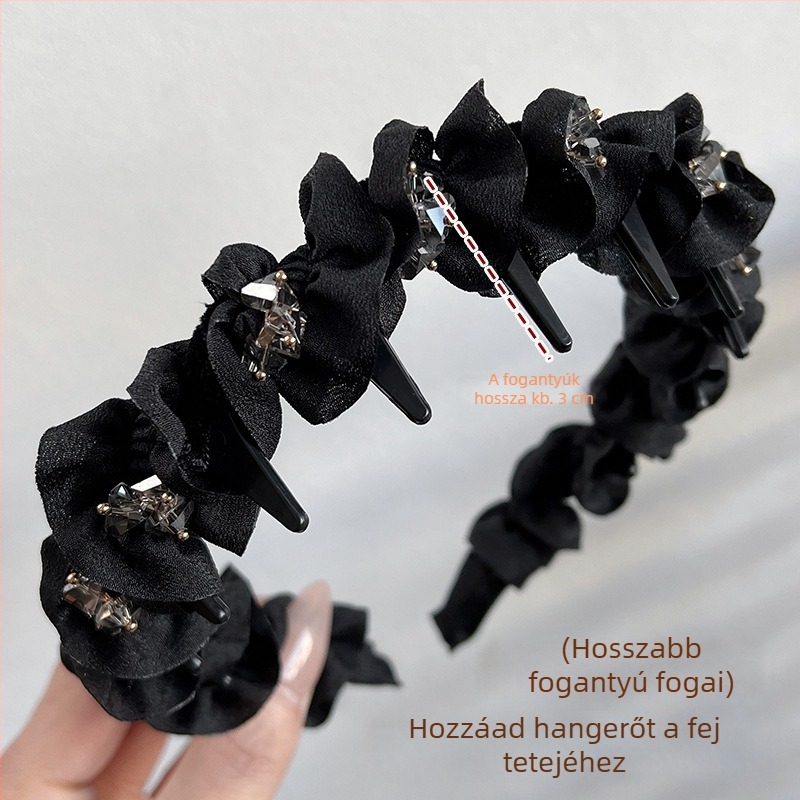 Xixun textil fejkendő fogakkal – kézzel készült koreai stílusú fejfedő nőknek