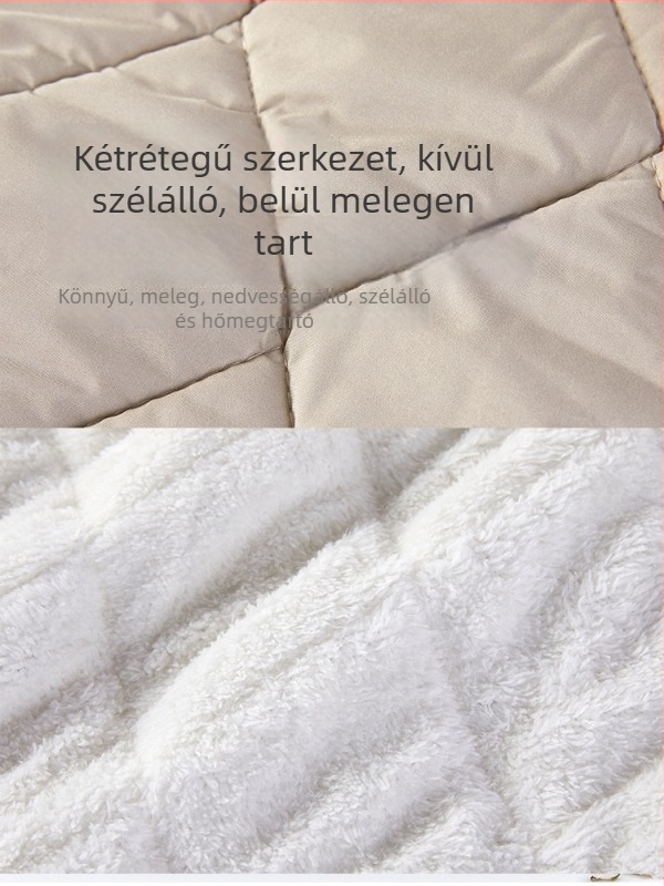 Női báránygyapjú mellény ősz-télre, fleece-béléssel és vastag külső résszel, könnyű belső bélés