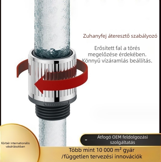Kézi zuhanyfolyás szabályozó - ABS, modell 9999, hőmérséklet-tartomány 0-80°C, névleges nyomás 0-10