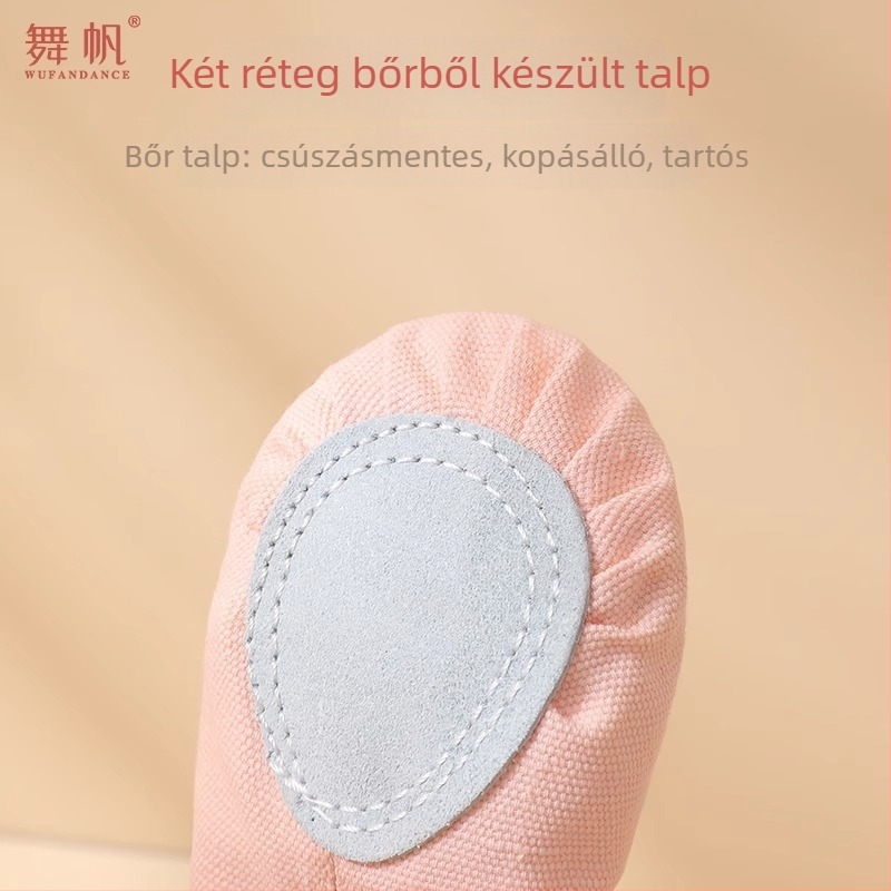 Dance Sail Gyerekeknek - Lányok Tánccipő, Bőr talp, Nylon + Bőr felsőrész, Kopásálló, Tavasz
