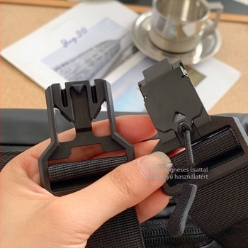 Férfi mellkas táska, crossbody/üzenet stílus, üzleti utazásokhoz, ősz 2025