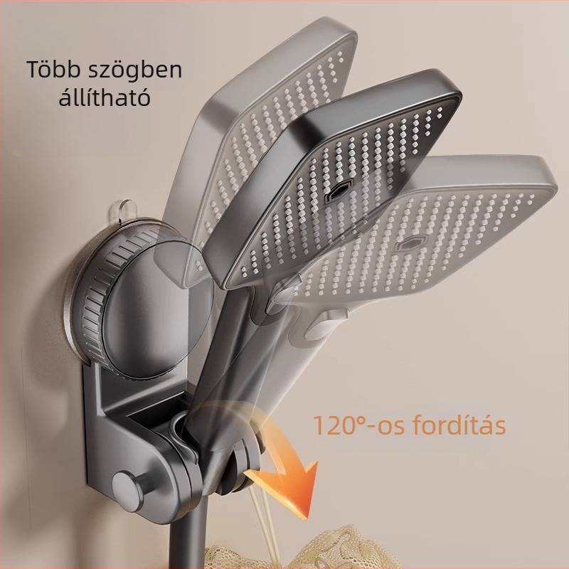 ABS anyagból készült zuhanypolc, szívó rögzítés, csepp típusú vízkiáramlás, modell Fgfd