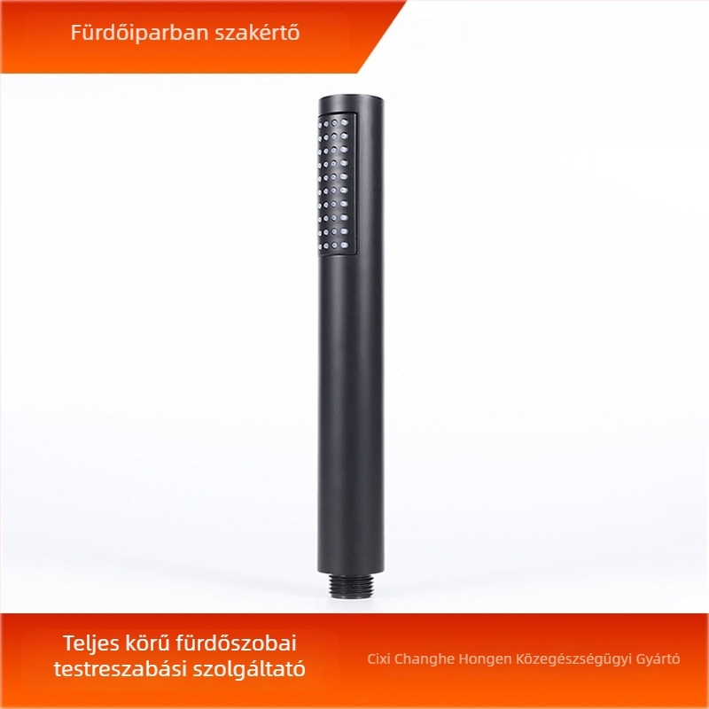 Kézi zuhanyfej, hengeres, ABS anyag, eső funkció, modell HE-3004