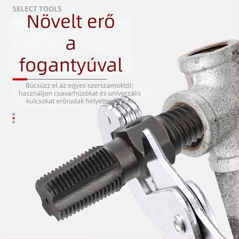 Csavarhúzó kivonó a csaptelekhez és csövekhez – szénacél vízvezeték-szerszám kopott vagy törött menetekhez