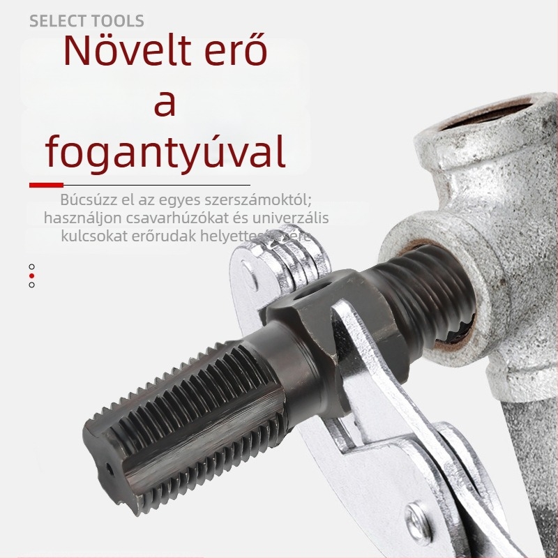 Csavarhúzó kivonó a csaptelekhez és csövekhez – szénacél vízvezeték-szerszám kopott vagy törött menetekhez