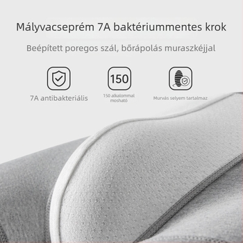 Férfi pamut boxer alsó, lélegző, antibakteriális, 80 szálas pamut, kötött, középmagas derék