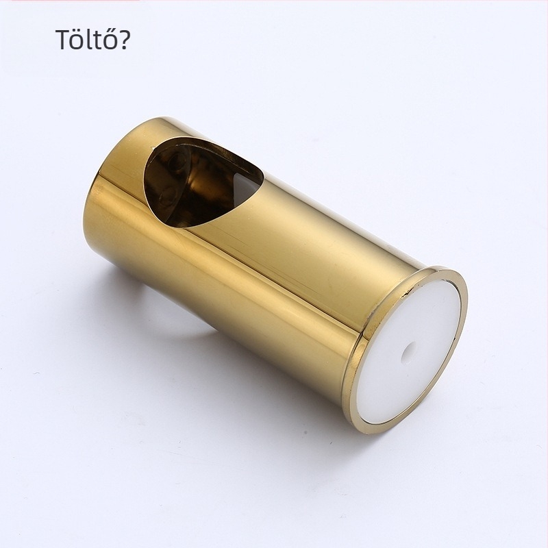 Fali zuhanyfej tartó rögzített alappal, rozsdamentes acélból, krómozott bevonat, modell LB, függő kivitel, modern egyszerű stílus