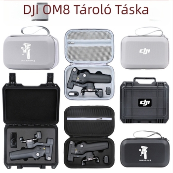 OM8 gimball stabilizátorhoz kemény tok — PU anyag, OM8-kompatibilis, Zero type márka, engedélyezett magánmárka, számla tartalmazva