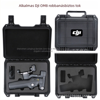 OM8 gimball stabilizátorhoz kemény tok — PU anyag, OM8-kompatibilis, Zero type márka, engedélyezett magánmárka, számla tartalmazva