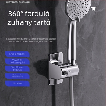 Zuhanytartó a fürdőszobába, modern és minimalista design (Anyag: ABS; Testreszabható: Igen; Szerelés: JY106; Egybeöntött formázás)